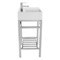 Small Modern Console Sink Vanity, 24